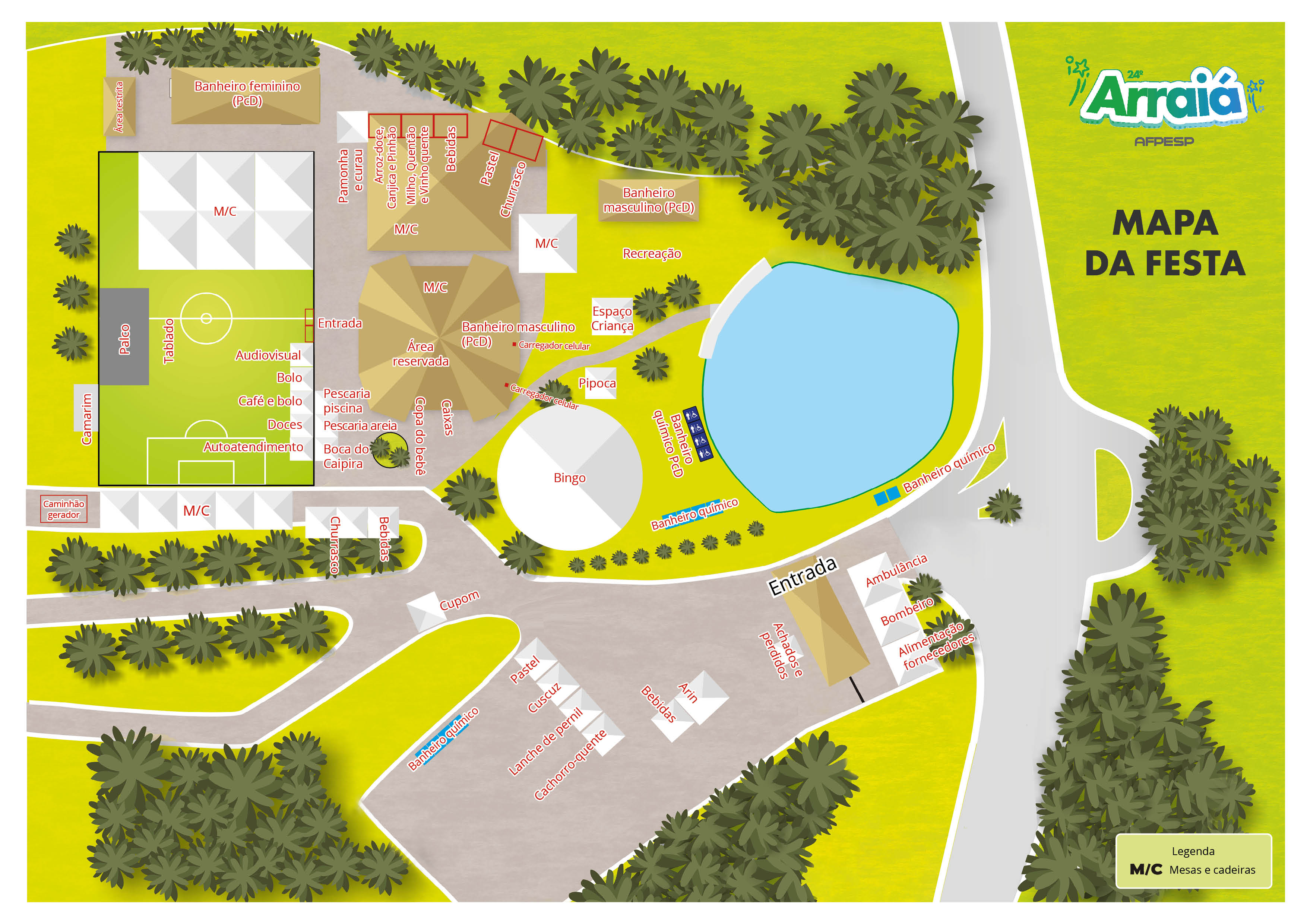 Mapa do Evento