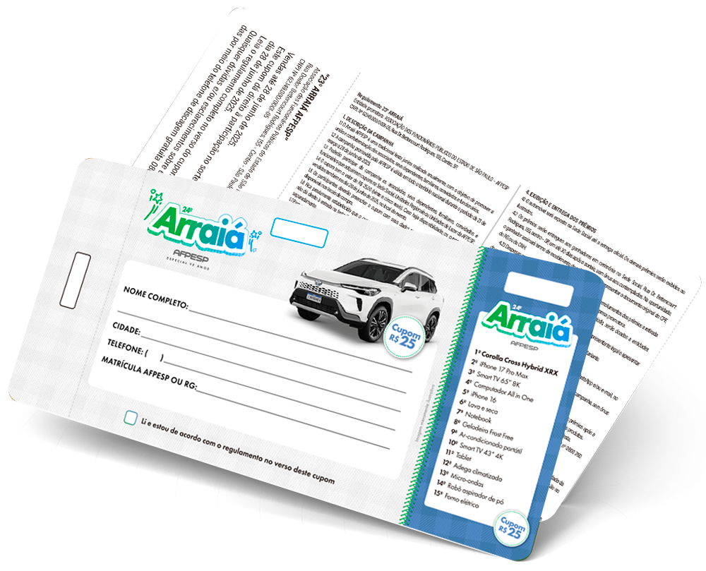 Cupom do 24º Arraiá