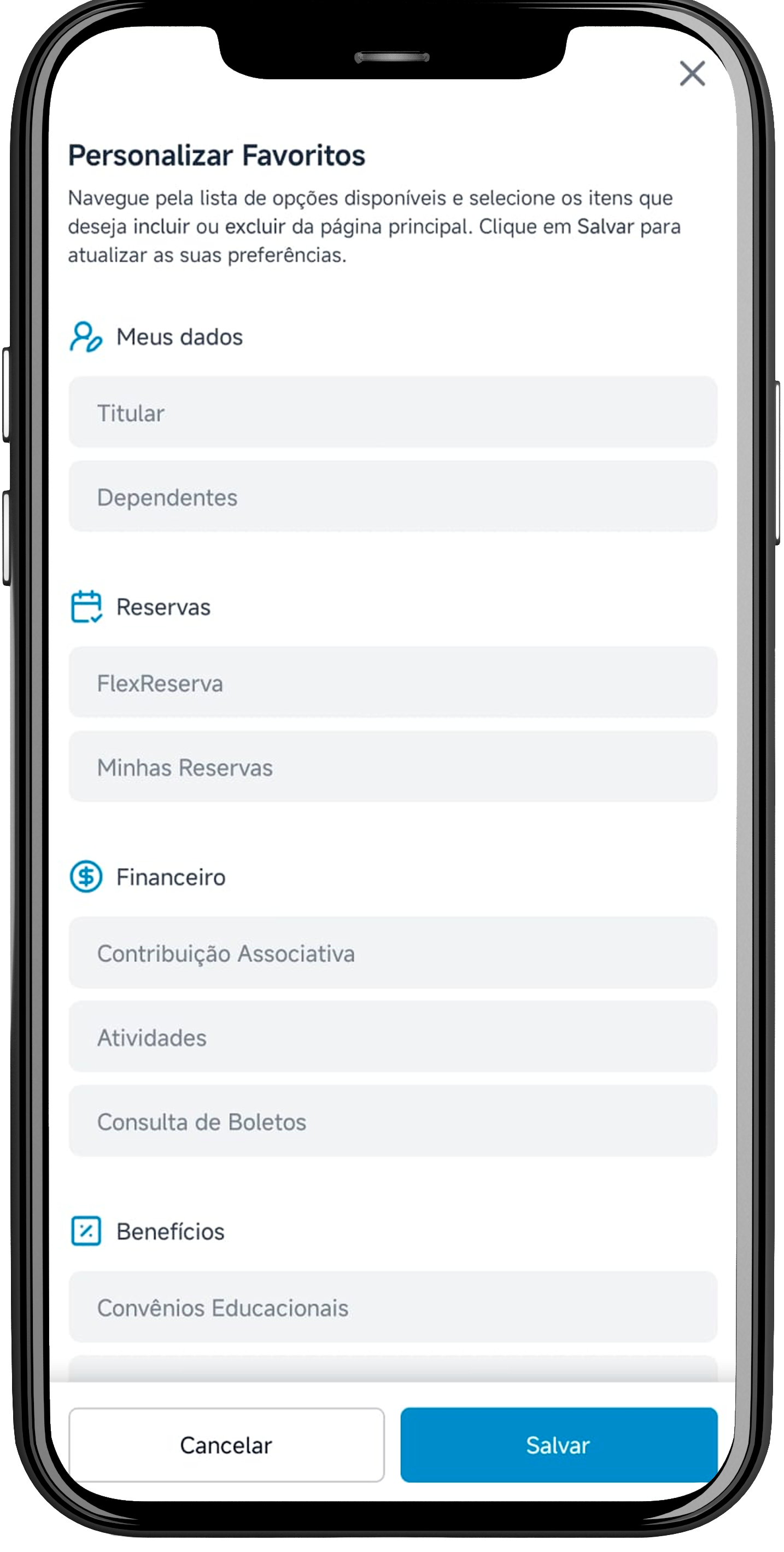 PERSONALIZE A PÁGINA PRINCIPAL 3
