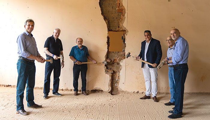 Mãos à obra: órgãos diretivos da AFPESP dão início à reforma da nova unidade de lazer em Poços de Caldas