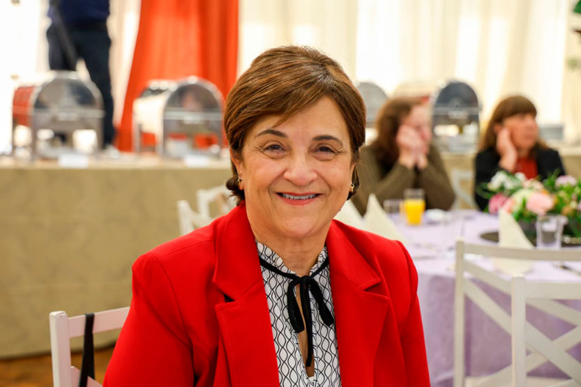 Elzira Maria Armani Mikalonis (associada homenageada). Foto: Elisa Izumi Torres