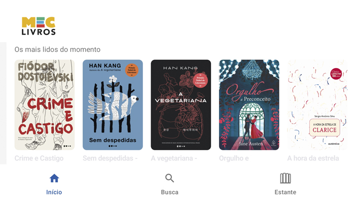 MEC Livros: plataforma gratuita libera cerca de 8 mil obras literárias 