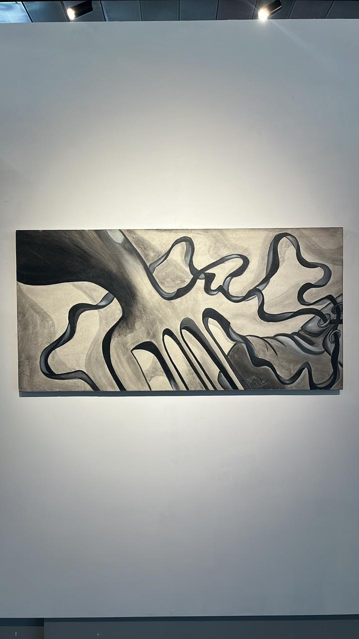 Reprodução da obra “Fome de Viver”, de Vitória Perricci. Foto: acervo pessoal.