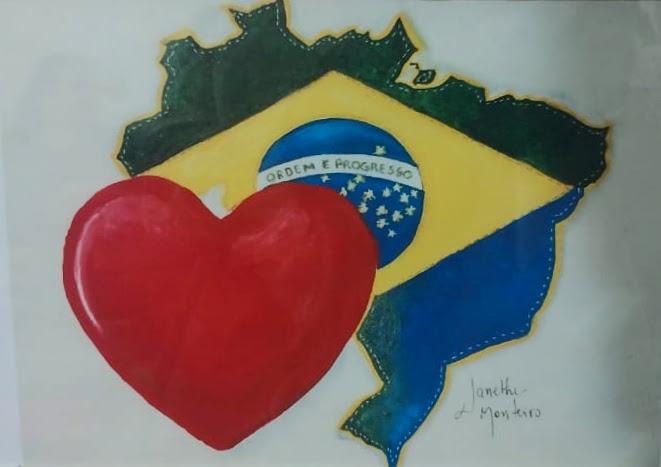 Acadêmica Janethe Monteiro (acrílica sobre papel)