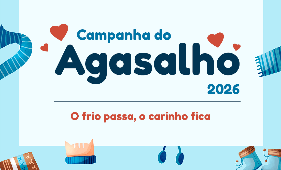 Contamos com a sua solidariedade para aquecer o inverno de muitas pessoas.