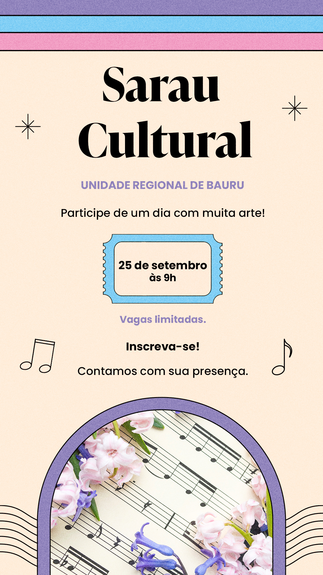 Storie 75569.25 Sarau Cultural 2a Edicao UR Bauru