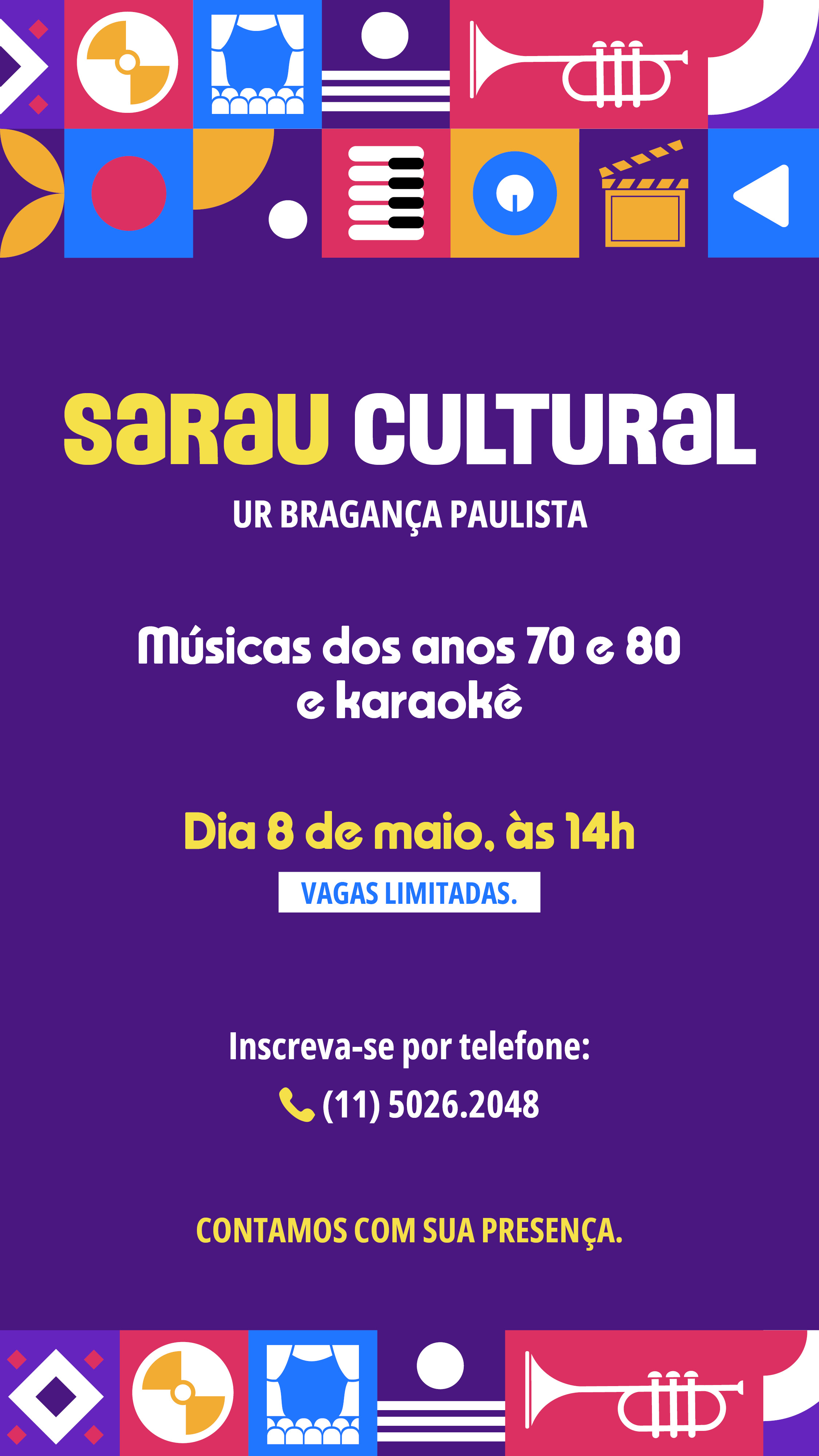 Story 90201.26 Sarau Cultural UR Bragança Paulista