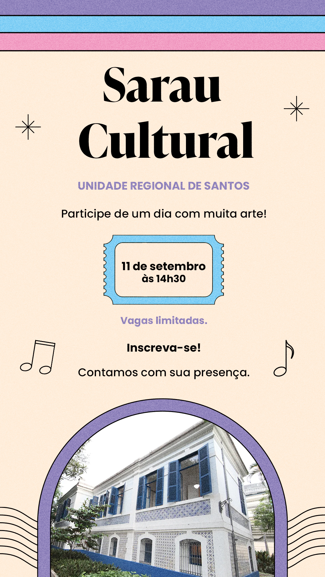 Story 74484.25 Sarau Cultural 2a Edicao UR Santos